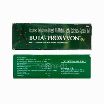 Buta Proxyvon Gel 30gm - Pain relief-Nsa