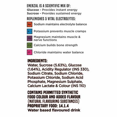 Enerzal Energy and Electrolyte Drink - Orange 200 ml - Energy Drinks