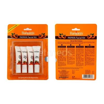 Banjaras Facial Kit - Papaya 60 gm - Facial Kits
