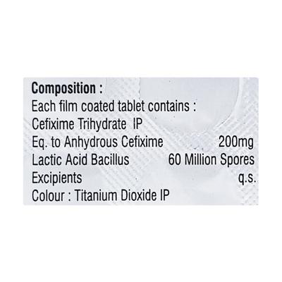 CEFISTAR 200 LB Tablet 10's - Bacterial Infections-Cep