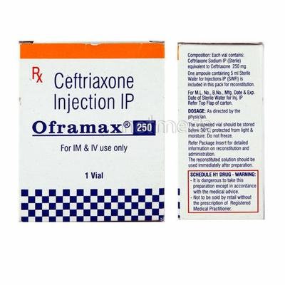 Oframax 250mg Injection 1's - Bacterial Infections-Cep