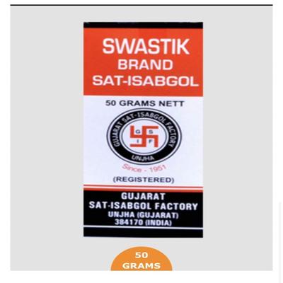 Swastik Sat-Isabgol Powder 50 gm - Digestive Care