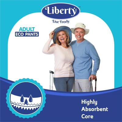 Liberty Eco Adult Diaper Pants (M) 10's - Adult Diapers & Pads