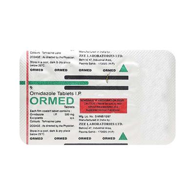ORMED 500mg Tablet 10's - Bacterial Infections-OAB
