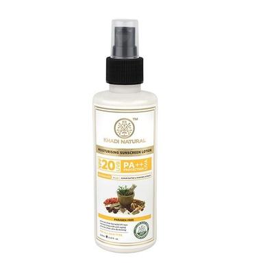 Khadi Natural Moisturising Sunscreen Lotion - SPF 20 200 ml - Face Sunscreen