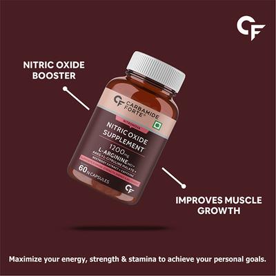 CF Nitric Oxide Supplement 1200 mg Veg Capsule 60's - Herbal Dietary Supplement
