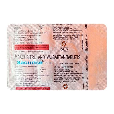 SACURISE 200 Tablet 7's - Heart Failure-Ant