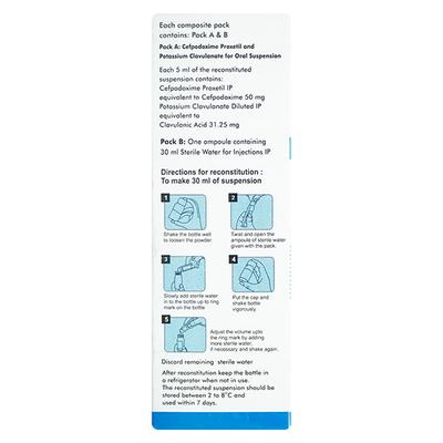 Microcef CV 50 Dry Syrup 30ml - Bacterial Infections-Cep