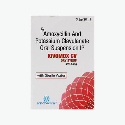 KIVOMOX CV 228.5mg Dry Syrup 30ml - Bacterial Infections-Pen