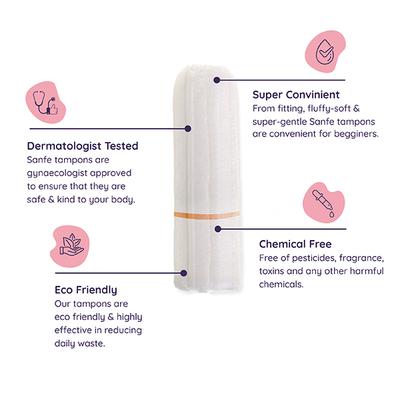 Sanfe Organic Day Tampons 16's - Tampons