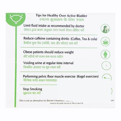 Urgiso Tablet 10'S - Bladder And Prostate Disorders-Dru