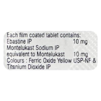 Ebamont Tablet 10'S - Allergies-Ant