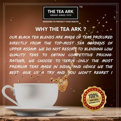 The Tea Ark Assam CTC Premium Black Tea Powder 1 kg - Green/Herbal Teas