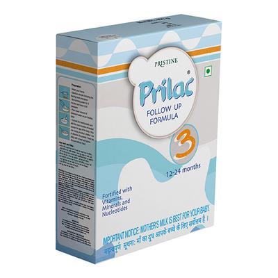 Pristine Prilac Stage 3 (12-24 months) Powder - 400 gm (Refill Pack) - Baby And Infant Supplements