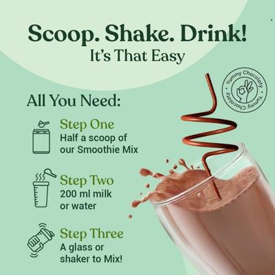 Kapiva 16-in-1 Smoothie Mix Powder - Chocolate Flavour 400 gm - Health Products