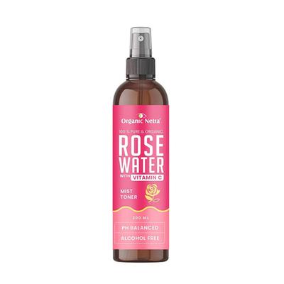 Organic Netra Rose Water Mist Toner 200 ml - Toners