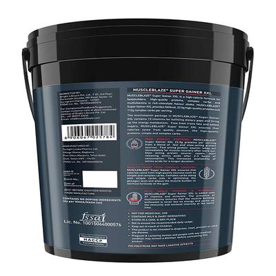 MuscleBlaze Super Gainer XXL Powder - Chocolate 5 kg - Workout Essentials