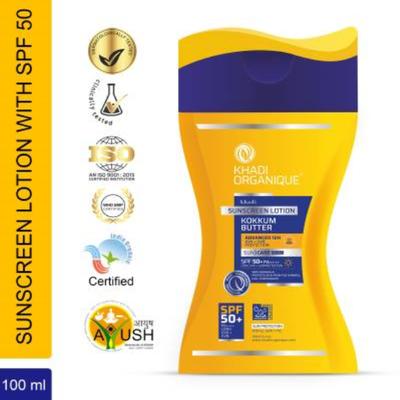 Khadi Organique Khadi Sunscreen Lotion Kokkum Butter SPF 50+ 100 ml - Body Sunscreen