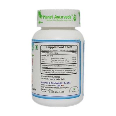 Planet Ayurveda Female Health Support Capsules 60's - Speciality Medicines