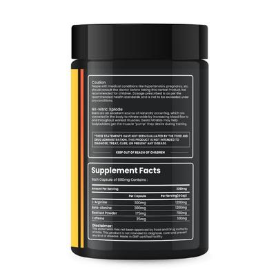 Pro Nutrition & Fitness NX Nitric Explode 800 mg Dietary Supplement Capsule 120's - Workout Essentials