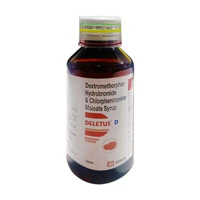 DELETUS D RASPBERRY FLAVOUR Syrup 100ml - Cough And Cold-Cou