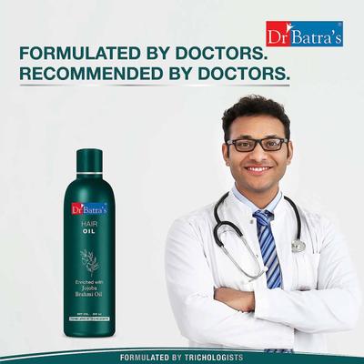 Dr Batra's Hair Fall Control Oil 200 ml + PRO+ Intense Volume Shampoo 500 ml + Hair Vitalizing Serum 125 ml - Hair Treatment