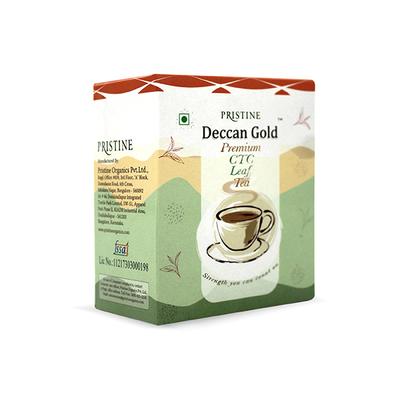 Pristine Deccan Gold Premium CTC Tea Leaves 100 gm - Green/Herbal Teas