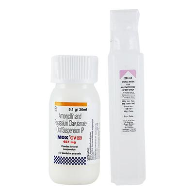 MOX CV DS 457mg Syrup 30ml - Bacterial Infections-Pen