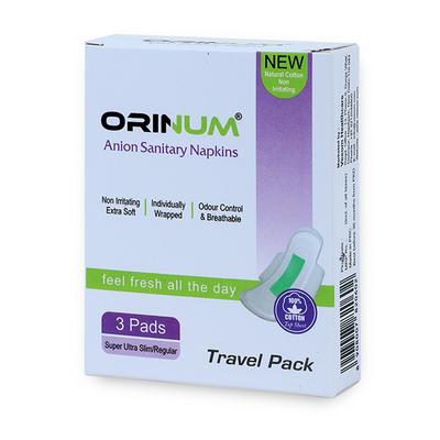 Orinum Sanitary Napkin Travel Pack (Regular) 3's - Sanitary Napkins