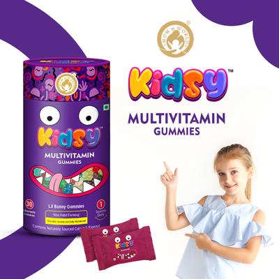 Mom & World Multivitamin Lil Bunny Gummies - Strawberry 30's - Nutritional Bars