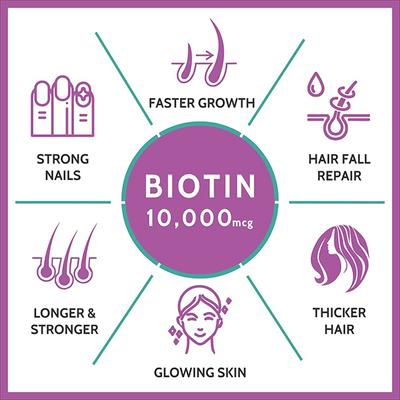 CF Biotinova Biotin 10000 mcg Veg Tablet 60's - Hair & Skin