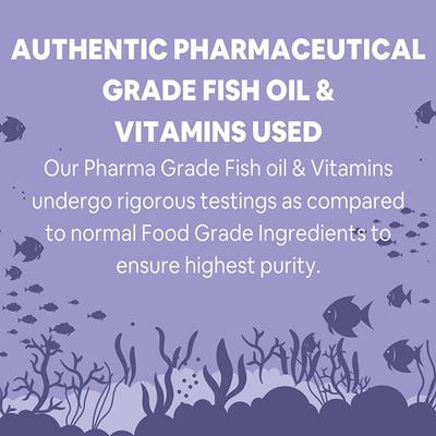 CF Fish Oil 2500 mg Softgel Capsule 60's - Omega Fish Oil Fatty Acids