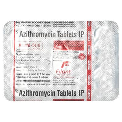 AZEFIL 500 Tablet 5's - Bacterial Infections-Mac