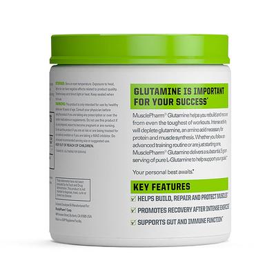MusclePharm Glutamine Powder (60 Servings) - Unflavoured 300 gm - General Health