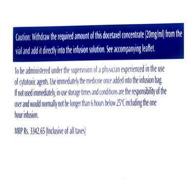 TAXOTERE 20mg Injection 1ml - Cancer Oncology-Cyt