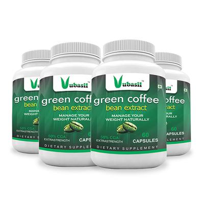 Vubasil Green Coffee Bean Extract Capsule (Pack of 4 x 60's) - Weight Loss
