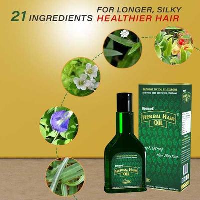 Deemark Herbal Hair Oil (Pack of 3 x 120 ml) - Personal Care (Ayush)