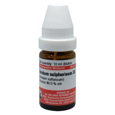 Dr. Willmar Schwabe Acidum Sulfuricum 30 CH Drops 10 ml - Homeopathic Drops
