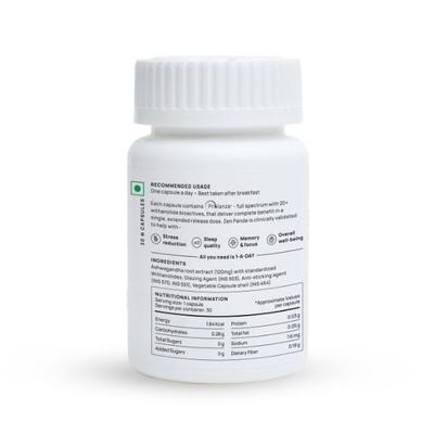Nature & Thought Zen Panda Ashwagandha Capsule 30's - Sexual Care