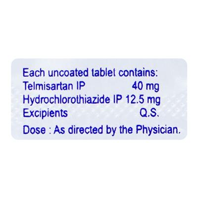 TELMISTAL H 40 Tablet 10's - Hypertension-Ang