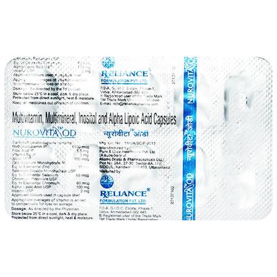 NUROVITA OD Capsule 10's - Supplements-Vam