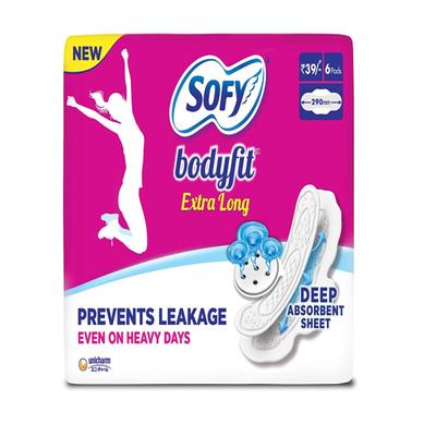 Sofy Bodyfit Pads (XL) 6's - Sanitary Napkins