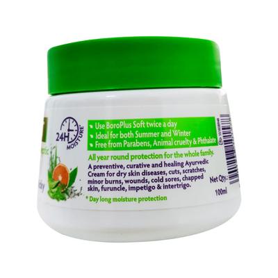 Boro Plus Soft Ayurvedic Antiseptic Cream (Jar) 100 ml - Speciality Medicines