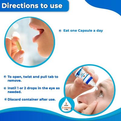 Jagat Pharma Isotine Gold Combo Pack (Isotine Plus Eye Drop (10 ml x 4 vials) + Isoneuron Capsule 60's) - Speciality Medicines