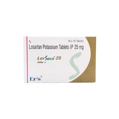 Lorsave 25mg Tablet 15'S - Hypertension-Ang