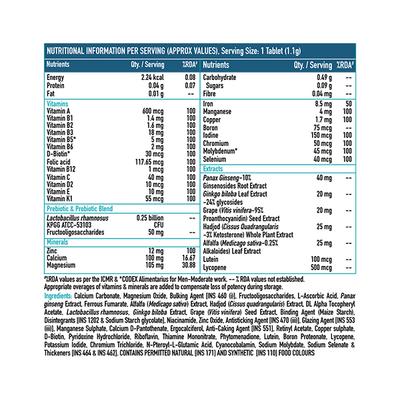 HealthKart HK Vitals Multivitamin with Probiotic Tablet 60's - Digestive Health