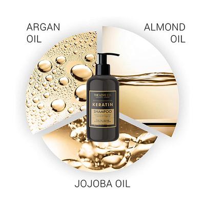 The Love Co. Shampoo - Keratin 300 ml - Shampoos