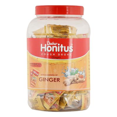 Dabur Honitus Cough Drops Candy - Ginger 100's - Speciality Medicines
