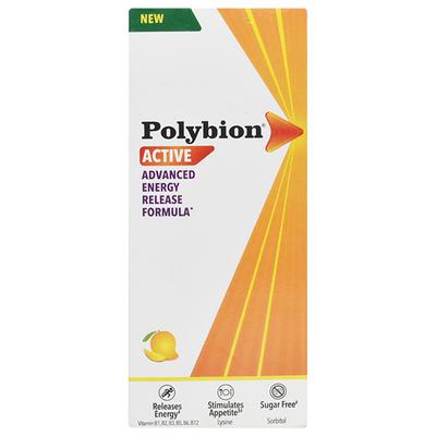 POLYBION ACTIVE New Sugar Free Mango Flavour Syrup 100ml - Supplements-Vam