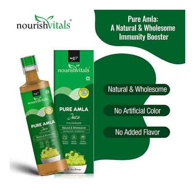 NourishVitals Pure Amla Juice 500 ml - Ayurvedic Juices